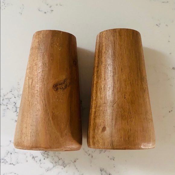 Crate&barrel Wood Taper Candle Holders - Picture 6 of 15